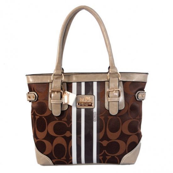 Coach In Signature Medium Coffee Totes BEX | Women